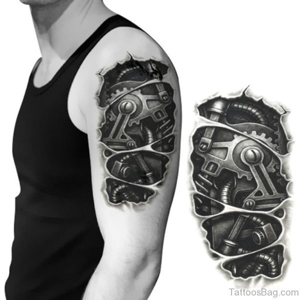 3D Mechanical Tattoo