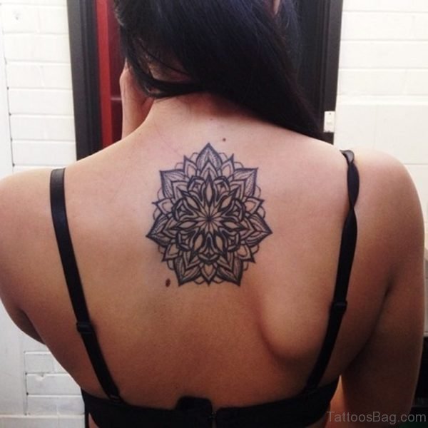 Amazing Back Mandala Tattoo