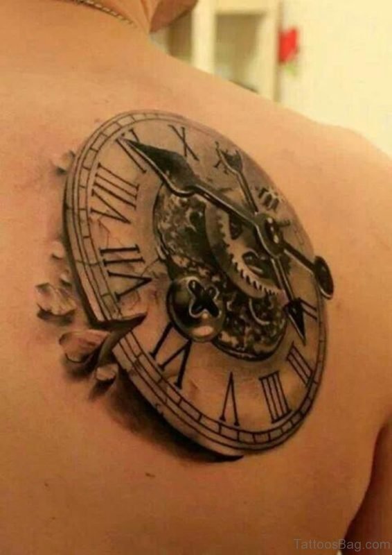 Amazing Clock Tattoo