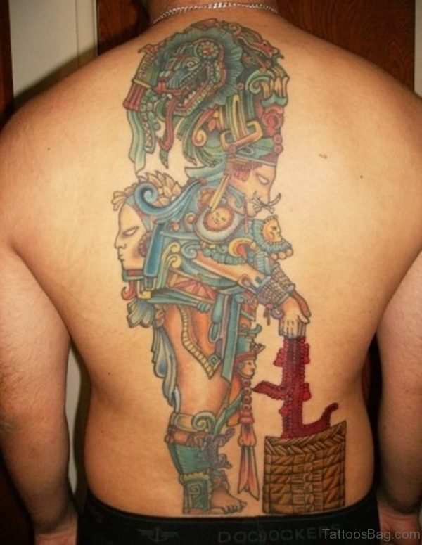 Amazing Full Back Tattoo