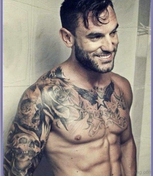 Amazing Neck Tattoo For Men