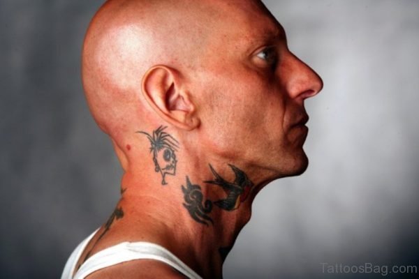 Amazing Skull And Dove Tattoo For Men