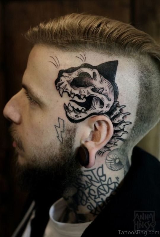 Amazing Skull Designer Tattoo