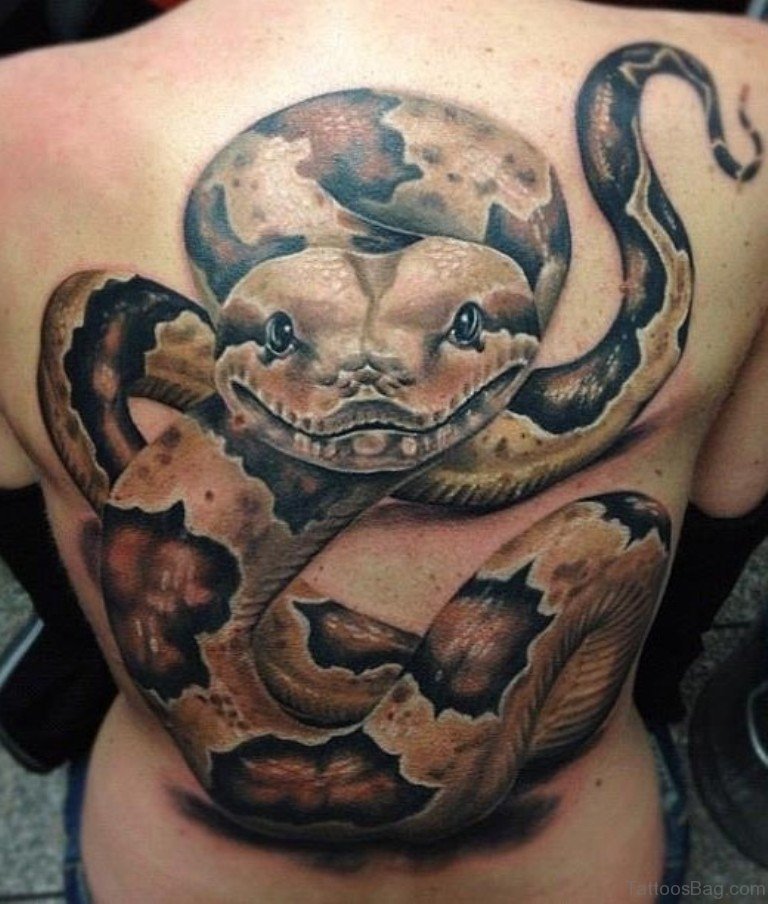 Amazing Snake Tattoo