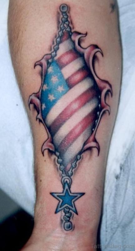 American Flag Tattoo