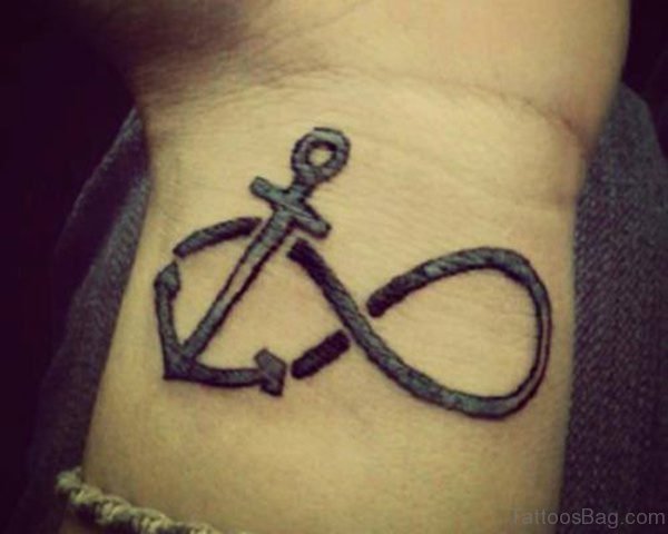 Anchor Tattoo On Wrist