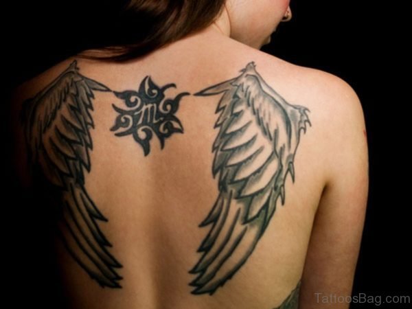 Angel Feather Shoulder Tattoo Design