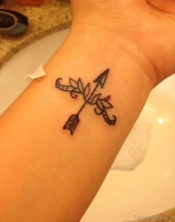 Arrow Tattoo On Wrist