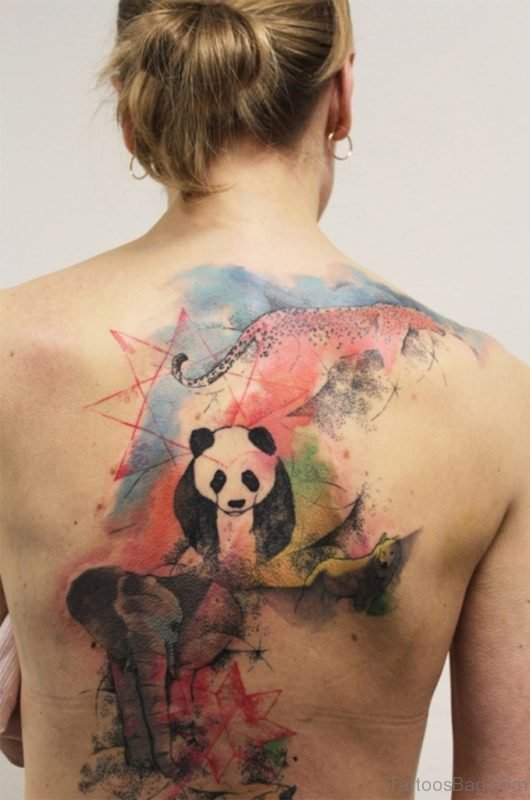 Attractive Back Tattoo