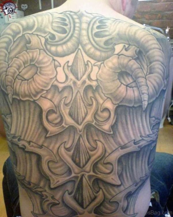 Attractive Back Tattoo