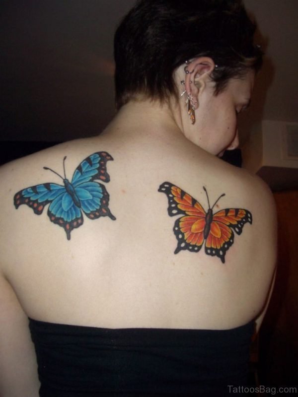 Attractive Butterfly Tattoo