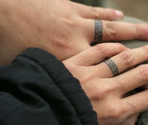 Attractive Finger Tattoo