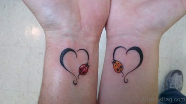 Attractive Heart Tattoo On Wrist
