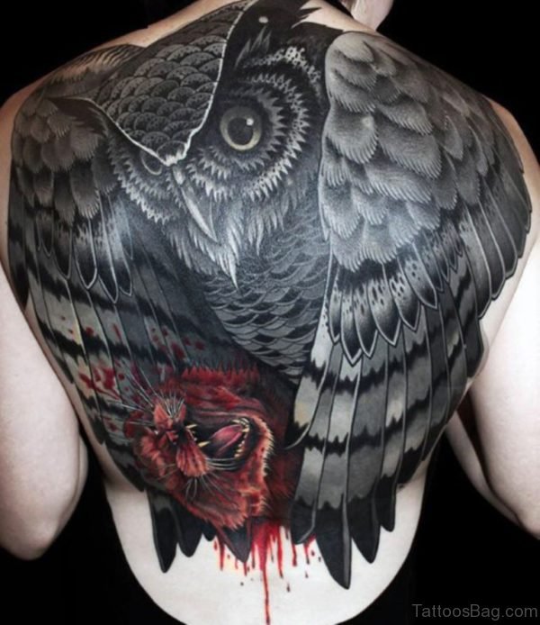 Attractive Owl Tattoo