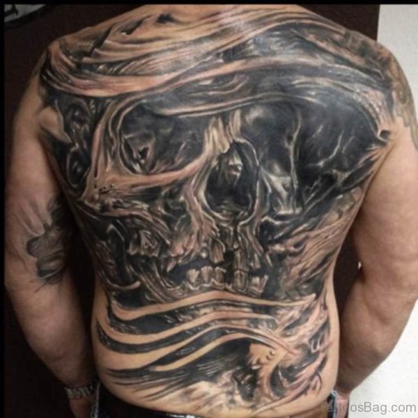 Attractive Skull Tattoo Design