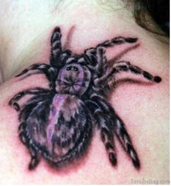 Attractive Spider Tattoo Design