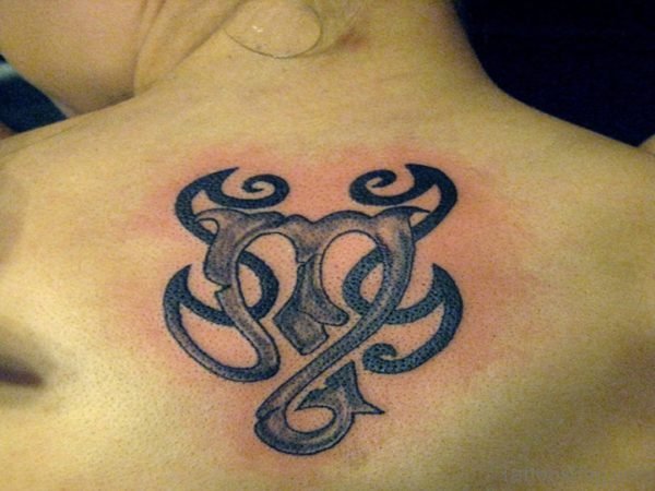 Attractive Cancer Zodiac Tattoo
