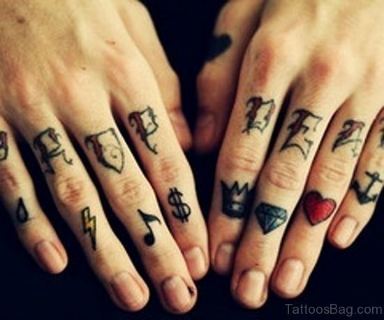 Awesome Finger Tattoo