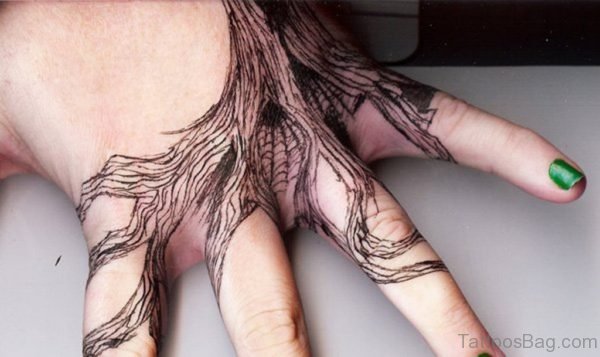 Awesome Finger Tattoo