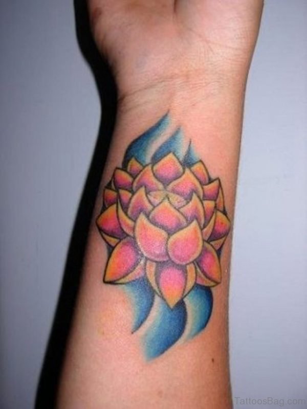 Awesome Flower Tattoo Design