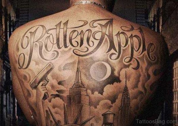 Awesome Gun Tattoo