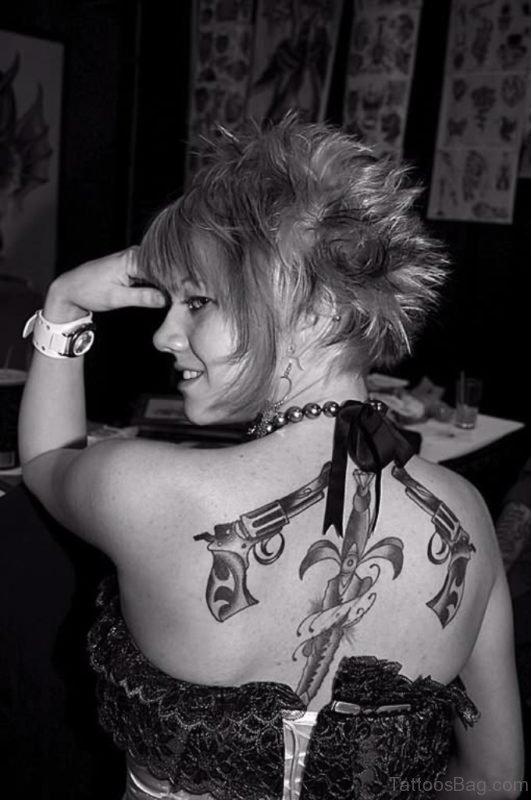 Awesome Gun Tattoo