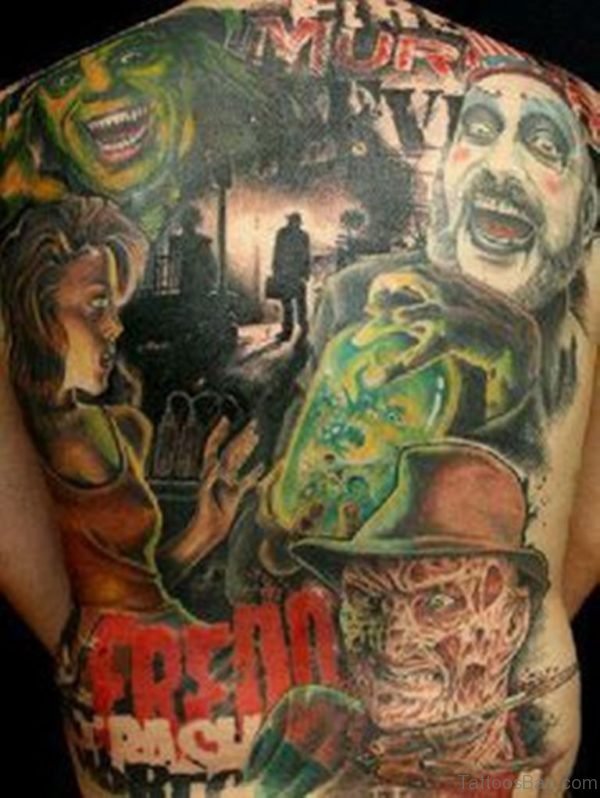 Awesome Horror Tattoo