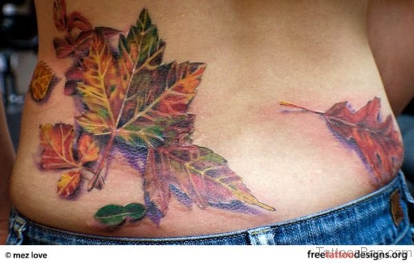 Awesome Leaves Tattoo Design