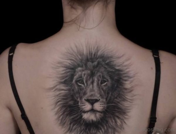 Awesome Lion Face Tattoo