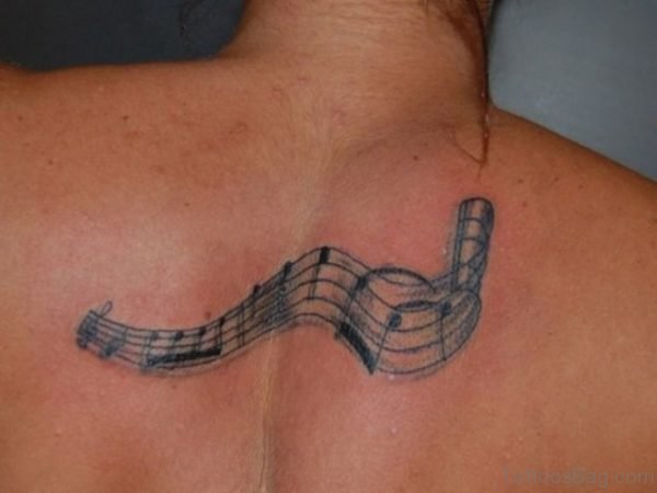 Awesome Music Note Tattoo