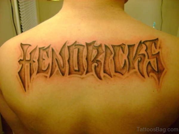 Awesome Name Tattoo