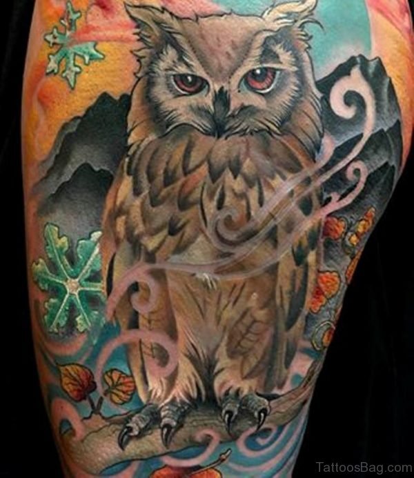 Awesome Owl Tattoo