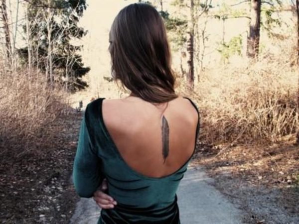 Unique Feather Tattoo
