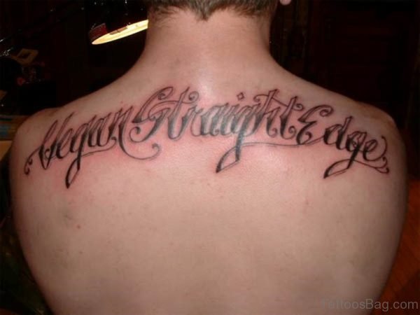 Awesome Wording Tattoo