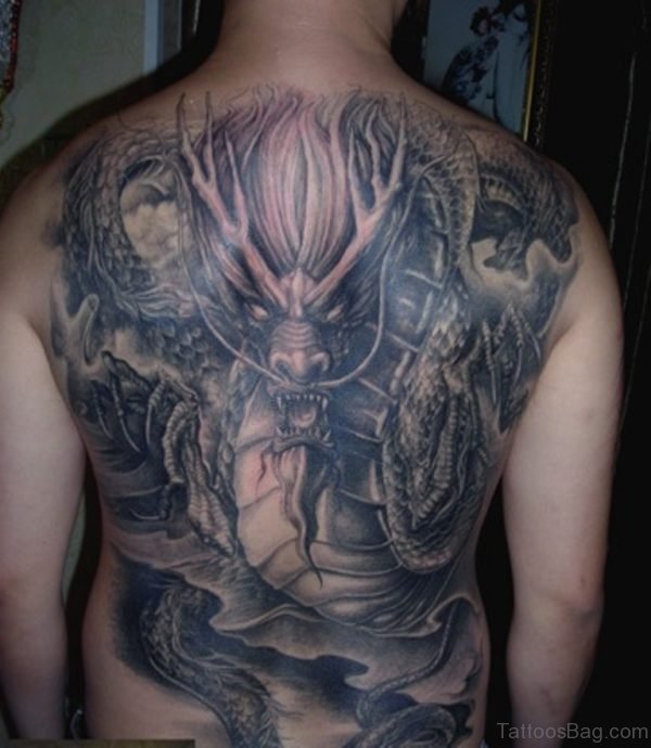 Dragon Tattoo  On Back