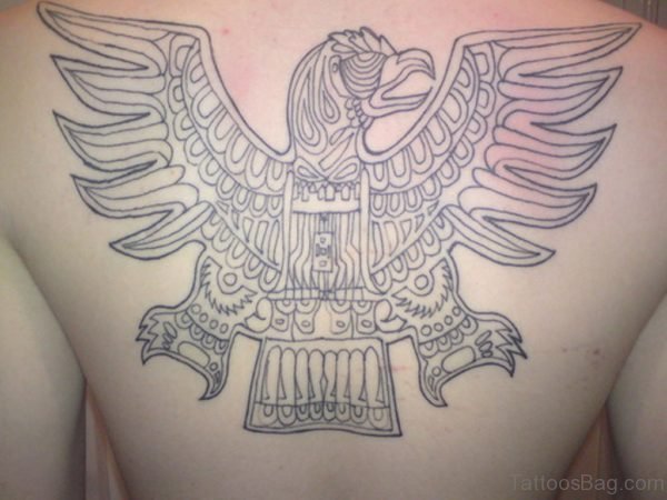 Aztec Bird Tattoo