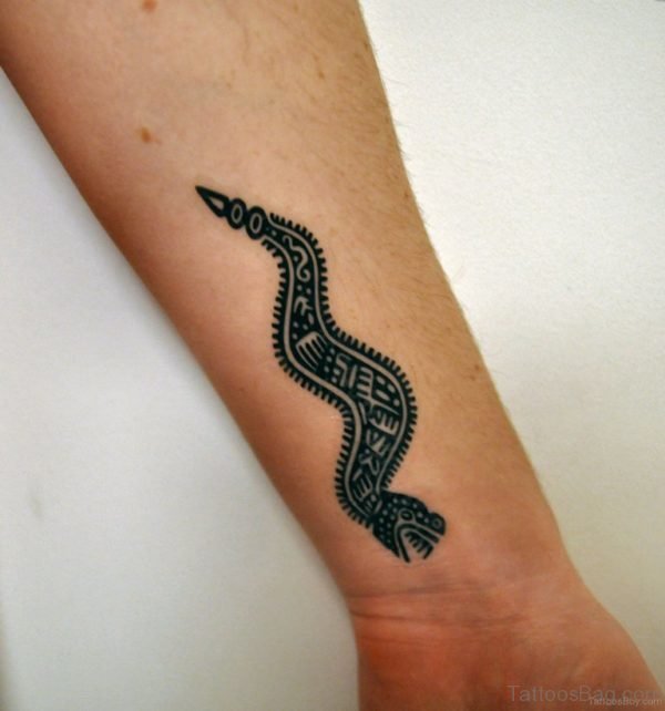 Aztec Snake Tattoo