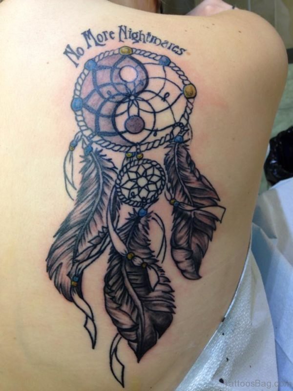 Back Dream Catcher Tattoo