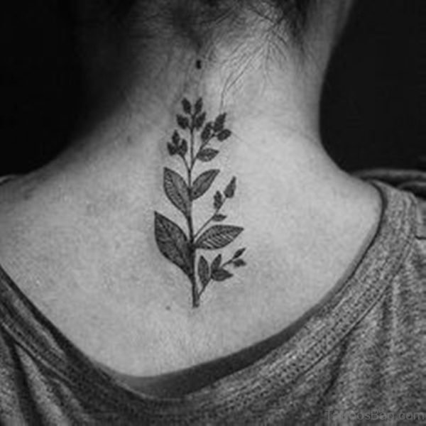 Back Leaf Tattoo