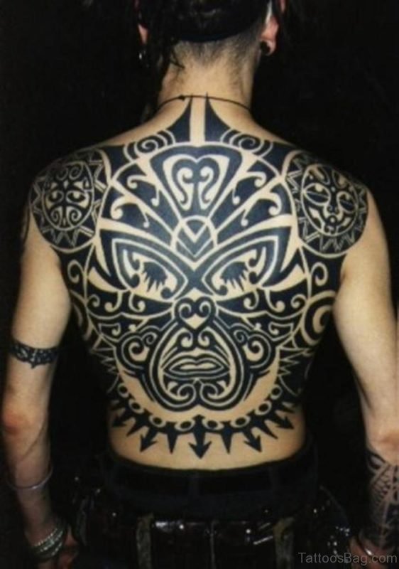 Back Maori Tattoo