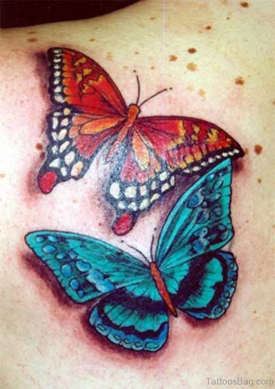 Graceful Butterfly Tattoo