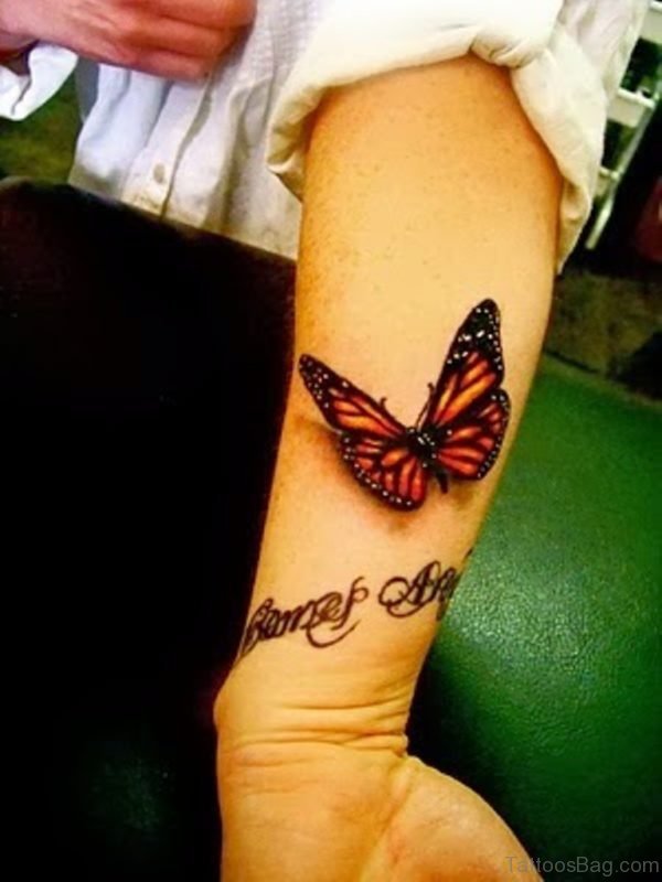 Beautiful Butterfly Tattoo