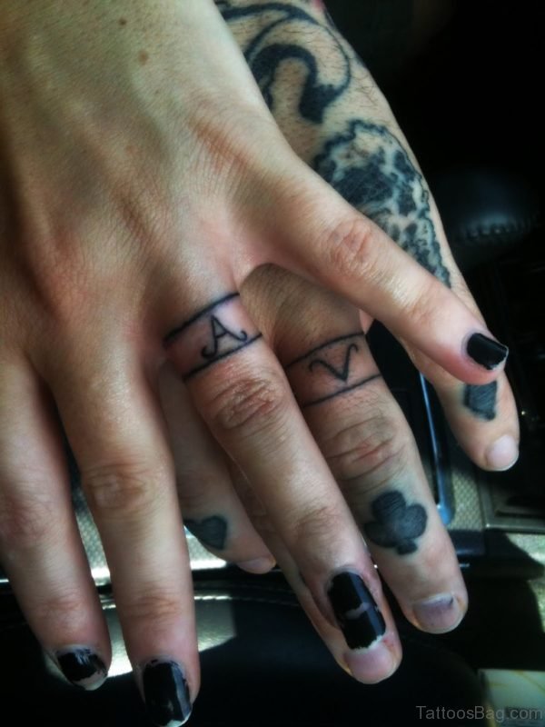 Beautiful Finger Tattoo