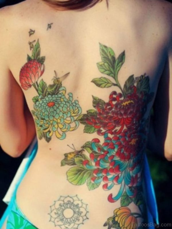 Beautiful Flower Tattoo Design
