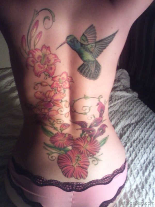 Beautiful Hummingbird Tattoo