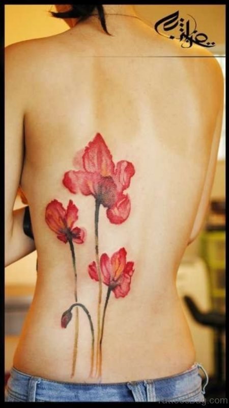 Beautiful Lily Flower Tattoo