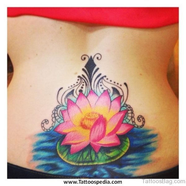 Beautiful Lotus Flower Tattoo