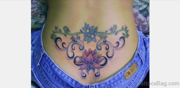 Beautiful Lotus Flower Tattoo