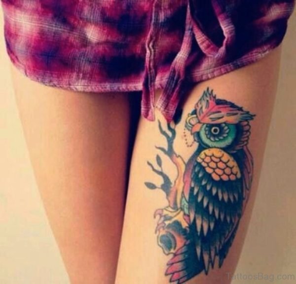 Beautiful Owl Tattoo