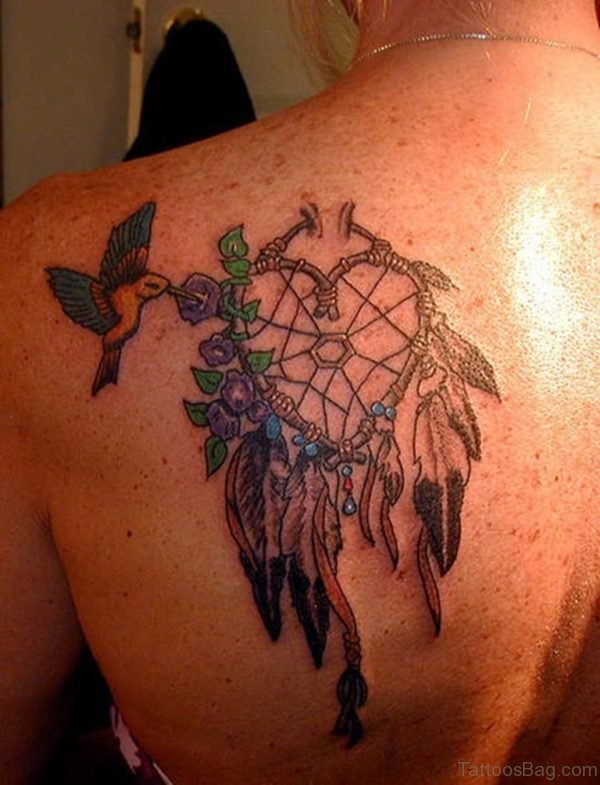 Bird And Dreamcatcher Tattoo